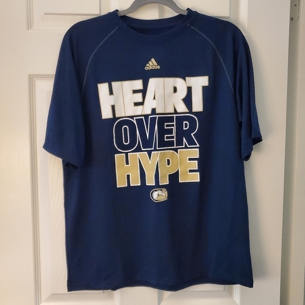 Adidas University of California Davis "Heart Over Hype" mascot Gunrock Sz S